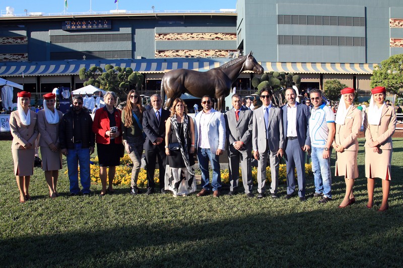 Racing day at Santa Anita Park
